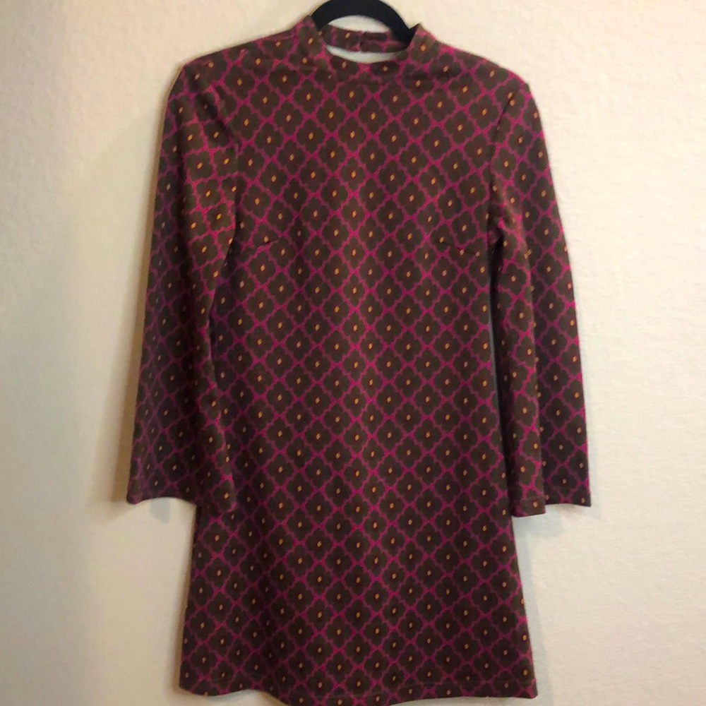 Trina Turk Leela dress Hippie flower child size XS bohemian floral women's pink